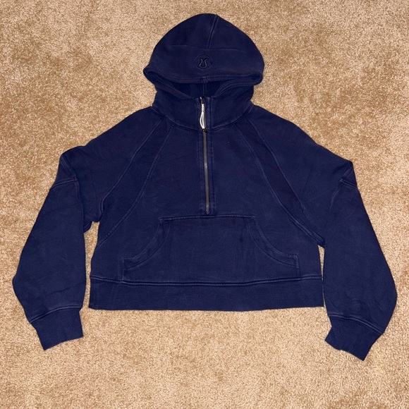 Lululemon Scuba Oversized Half-Zip Hoodie - Night Sea - XS/S - Picture 4 of 13